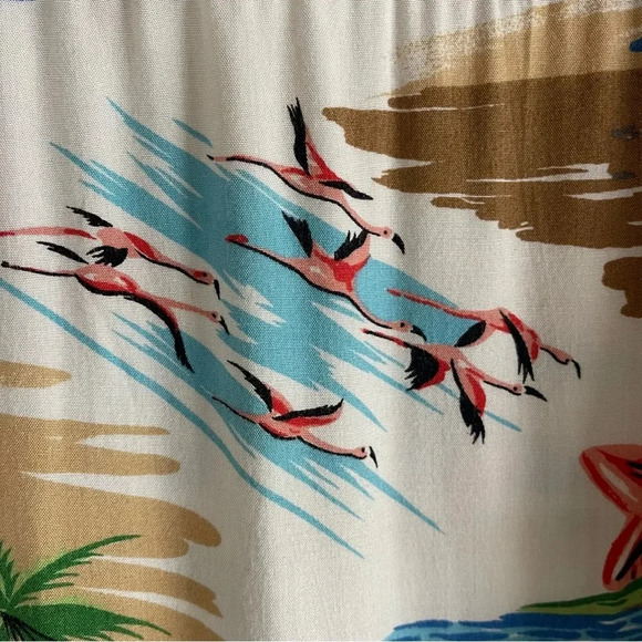 Vtg Solutions Original Hawaiian Islands Shirt Bahamas Barbados Antigua Large - Picture 10 of 15